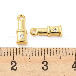 Стойки обшивки латунь микро проложить кубическую прелесть диоксида циркония&nbsp;KK-C038-06G