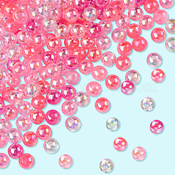 5 цвет прозрачных акриловых бусин&nbsp;MACR-PA0001-03B-02