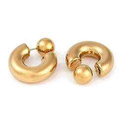 Серьги-гвоздики из нержавеющей стали 304&nbsp;EJEW-D282-02G-01