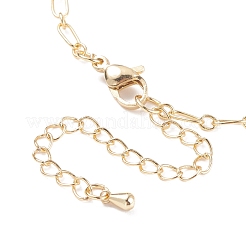 Chaîne de cheville en laiton pour femmes&nbsp;AJEW-AN00480