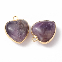 Подвески из натурального аметиста &nbsp;G-C005-01G-16