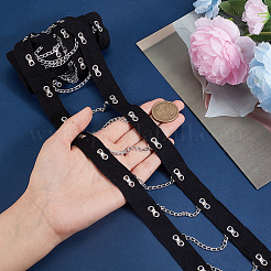 2 ярд стальной заклепанной ленты с крючками и петлями и железной цепью&nbsp;FIND-BC0004-51