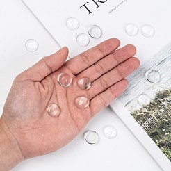 Прозрачные стеклянные кабошоны&nbsp;GGLA-R026-16mm