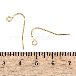 Ganchos para pendientes de acero inoxidable quirúrgico 316L con revestimiento iónico (IP)&nbsp;X-STAS-G229-08G-02