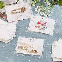 Tarjetas de papel de exhibición de joyería de patrón de mármol&nbsp;CDIS-PH0001-24