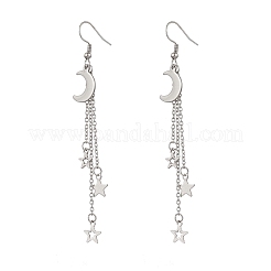 Серьги-кисточки из нержавеющей стали 304 для женщин EJEW-JE06399-02