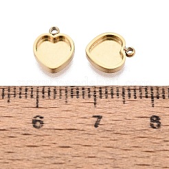 Cabochon-Anhängerkomponente aus Edelstahl 304&nbsp;STAS-Q113-16G