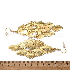 Серьги-подвески из нержавеющей стали 304 EJEW-S253-07C-G