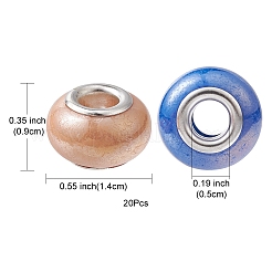 Непрозрачная смола европейский бисер RPDL-YW0001-11