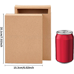 Boîte pliante en papier kraft&nbsp;CON-WH0010-01K-C