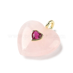Природного розового кварца подвески&nbsp;G-C274-04H