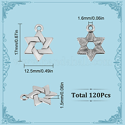 120 шт. Подвески из сплава в тибетском стиле FIND-SC0008-41