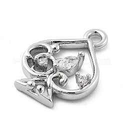 Латунные микро проложить кубического циркония подвески&nbsp;LS-KK-H511-01P-01