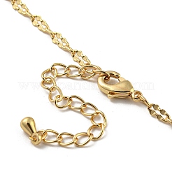 Ожерелья-нагрудники с гранеными сердечками из стеклянных бусин NJEW-R263-16G