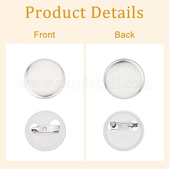 Пустая железная брошь FIND-WH0034-82P