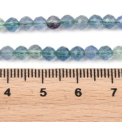 Natürlichen Fluorit Perlen Stränge&nbsp;G-L662-A02-4mm