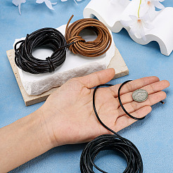 15 ярд двухцветного коровьего кожаного шнура WL-TA0001-02
