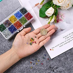 Круглый бисер стекло&nbsp;SEED-CJ0001-03