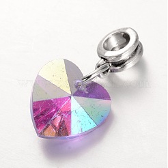 Европейские подвески из сплава с большими отверстиями&nbsp;PALLOY-JF00041-06