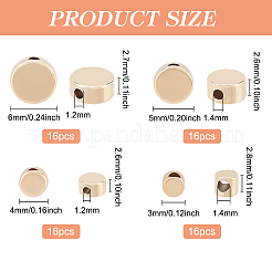 64шт 4 стильные латунные бусины KK-BC0009-95