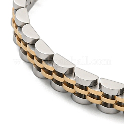 Bracelet à maillons épais en acier inoxydable 304 avec placage ionique (IP)&nbsp;BJEW-G649-09B-E