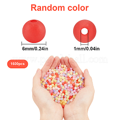 Прозрачные акриловый шар бисером&nbsp;FACR-SP0001-02A