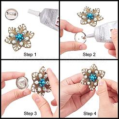 Diy железная фурнитура для броши IFIN-PH0023-60P