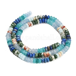 Colliers de perles en jade blanc naturel teinté&nbsp;GG-CBA1E0E-01E