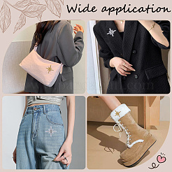 100 шт. 2 цвета компьютеризированная вышивка ткань утюгом / пришить патчи&nbsp;DIY-CY0001-66