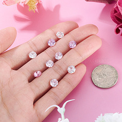 9 Stück 3 Farben Zirkonia-Cabochons&nbsp;ZIRC-TA0001-30A