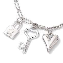 Сплав подвески браслеты&nbsp;BJEW-JB12747