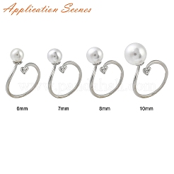 Регулируемые кольца из латуни в форме листьев и цветов&nbsp;KK-G527-01C-P