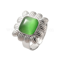 Регулируемые кольца из нержавеющей стали 304 для женщин&nbsp;RJEW-Z056-01P