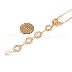 Комплекты из латунных подвесок и серег с микропаве из кубического циркония SJEW-JS01325