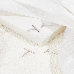 2 пара серег-гвоздиков из сплава для женщин&nbsp;EJEW-LP0013-03P