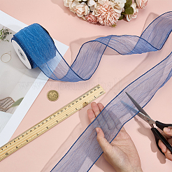 Полиэстер органза ленты&nbsp;SRIB-WH0011-357A