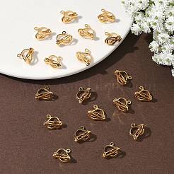 Латунные серьги с клипсами&nbsp;XGR0141G-138G