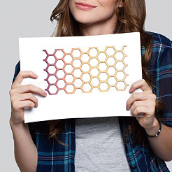 Ромб прямоугольник шестиугольник углеродистая сталь режущие штампы трафареты DIY-WH0490-003