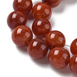 Природные треск агат бисер нитей G-I394-B15-12mm