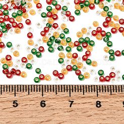 4 цвет 11/0 рождественских круглых бисерных бусин Miyuki&nbsp;SEED-X0058-17
