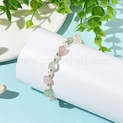 Bracelets en perles de quartz rose naturel&nbsp;BJEW-JB14268