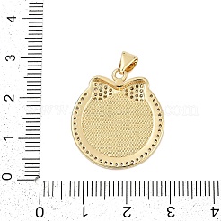 Латунные микро проложить кубического циркония подвески&nbsp;KK-I723-37G