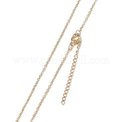 Colliers en laiton avec pendentif avec zircone cubique de micro pave&nbsp;X-NJEW-H100-03G