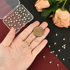 60 шт. долговечные позолоченные латунные подвески&nbsp;KK-BBC0022-53