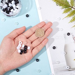 Прозрачного акрилового Европейский бисером OACR-NB0001-06