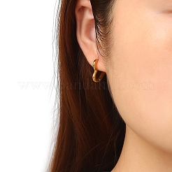 Серьги-кольца из нержавеющей стали в форме сердца&nbsp;PW-WG7B21D-01