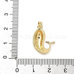 Латунные микро проложить кубического циркония подвески&nbsp;KK-P334-23G-01