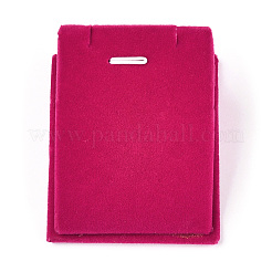 Бархатная стойка для ожерелья с наклонной спинкой PW-WG67474-01