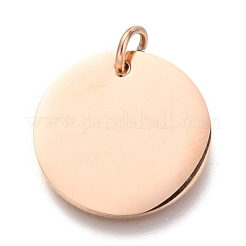 Ionenplattierung (IP) 304 Edelstahl-Anhänger&nbsp;EJEW-L238-03E-RG