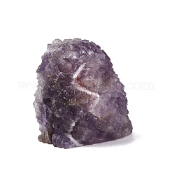 Statuetta di gufo intagliata in ametista naturale&nbsp;G-Q615-03C